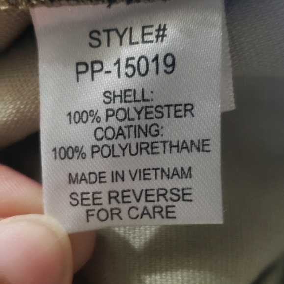 Zenana Faux Leather Shorts w/pockets--Navy - Picture 4 of 5